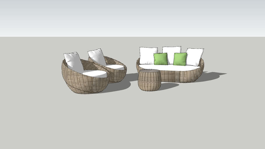 sofas patio | 3D Warehouse