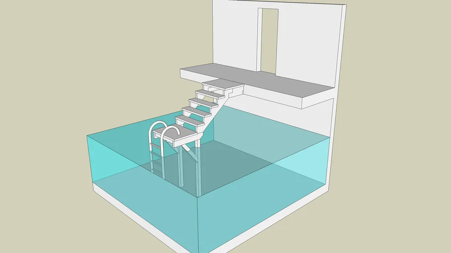 Pool Stairs 3D Warehouse
