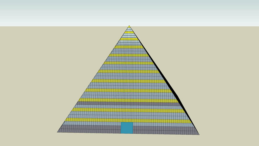 Transparent pyramid