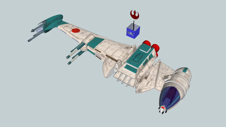 Star Wars B-Wing | 3D Warehouse