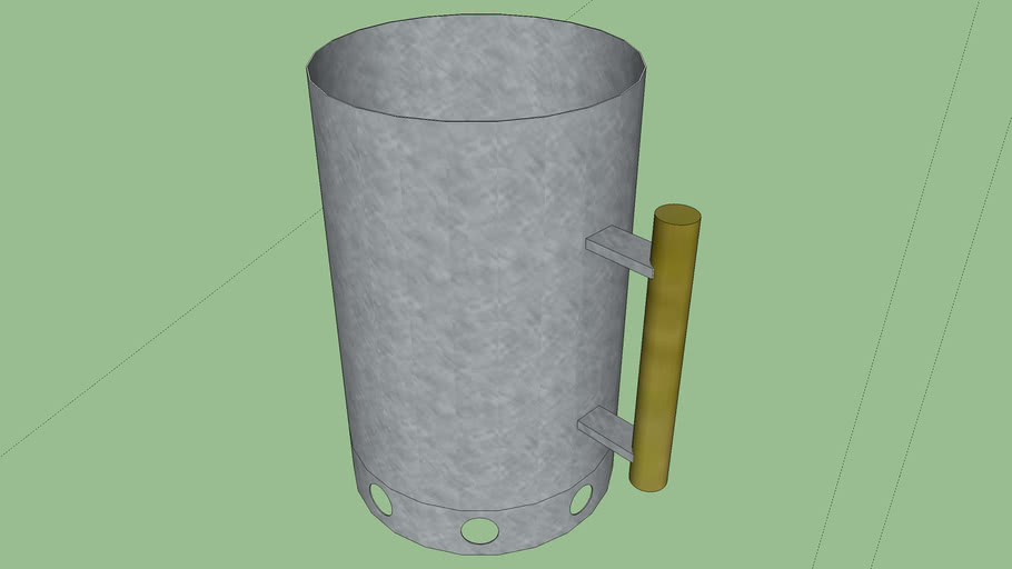 charcoal lighter chimney 3D Warehouse