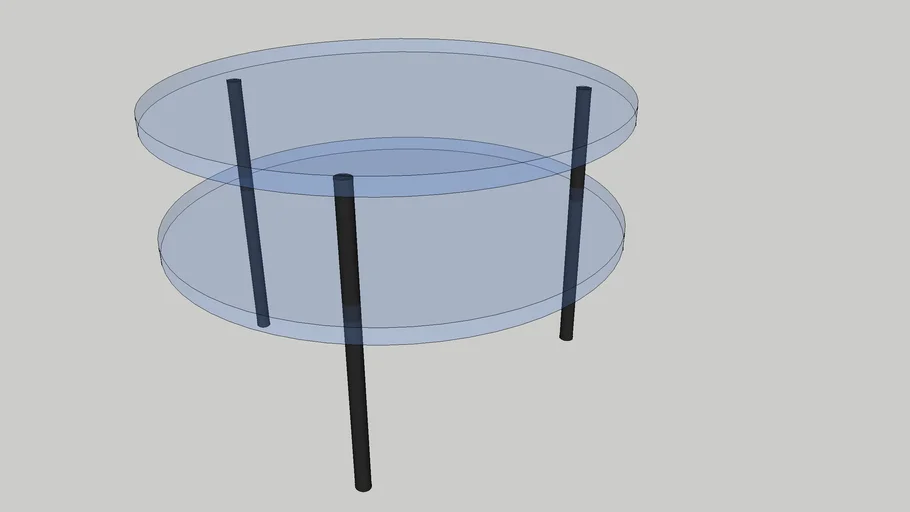 SAX circular side table from SCP | 3D Warehouse