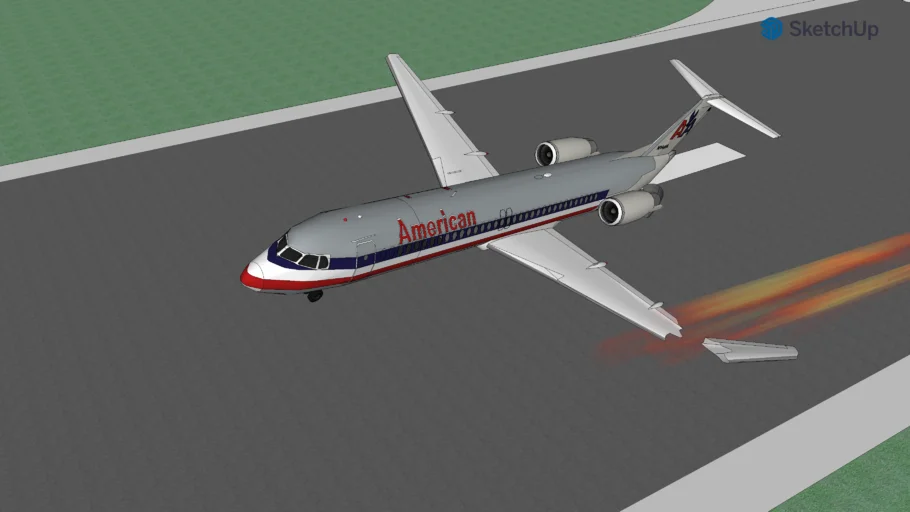 American Airlines 307 (FICTIONAL) - Fokker 100 Crash