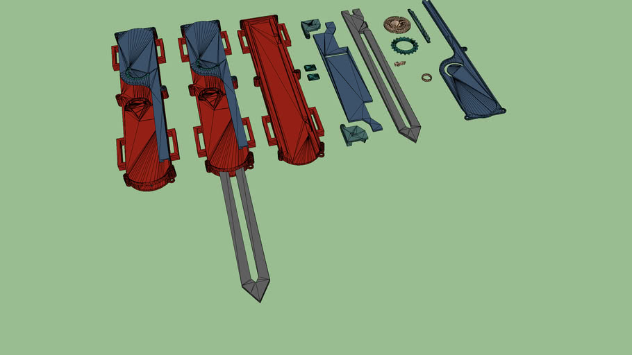 Hidden Blade 3D Printable 3D Warehouse