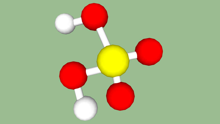 Sulfuric Acid Molecule 3d Warehouse 2025