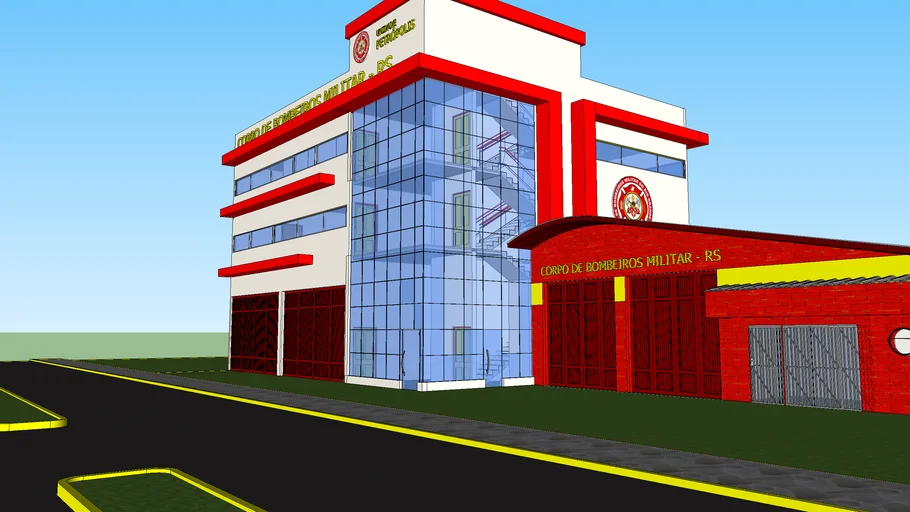 corpo de bombeiros - passo fundo RS Brasil | 3D Warehouse