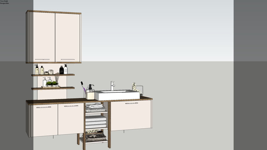 Bathroom_cabinet_03 | 3D Warehouse