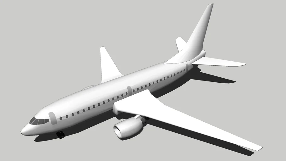 Blank Boeing 737-600