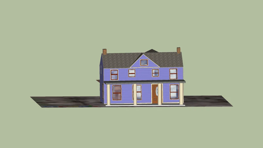 The Jacob McCracken house, 59 E Franklin St. Centerville, OH 45459 3D