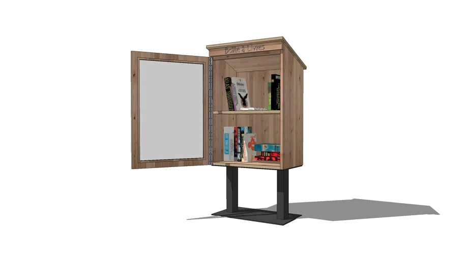 Outdoor Book Box 2 3D Warehouse