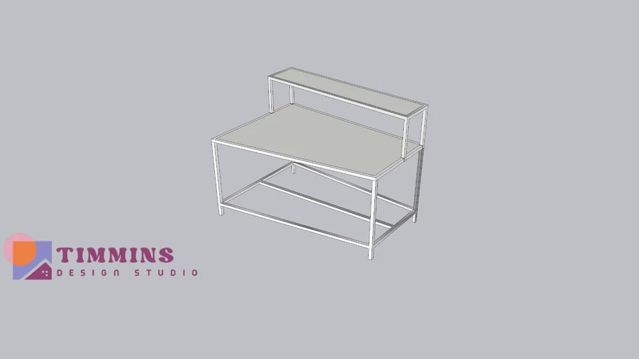 2-Tiered Retail Display Table v2