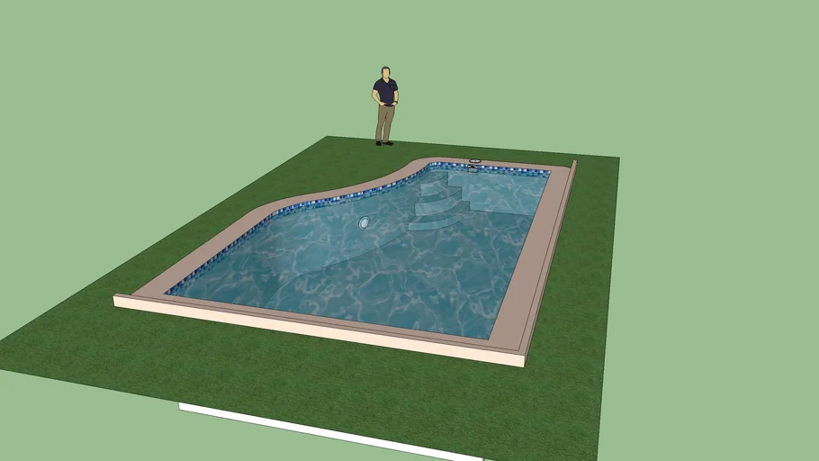 Piscina remodelada en Lo Barnechea | 3D Warehouse