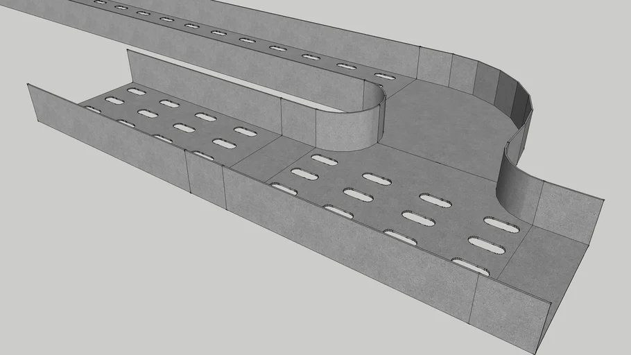 Cable Tray Galvanized 30 X 10 3D Warehouse   2eb337b2 4932 4b5f 872d E74c248beb47