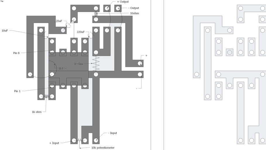 LM386 Audio Amp schematics | 3D Warehouse