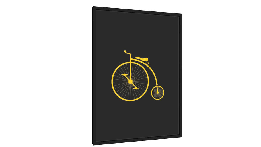 Quadro Bike amarelo - Galeria9, por JulioJodas
