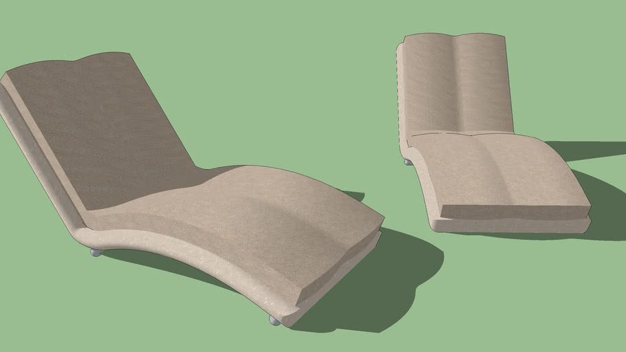 Chaise longue 3D Warehouse