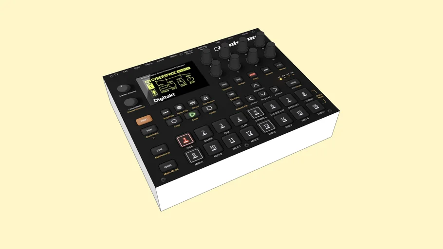 Elektron Digitakt | 3D Warehouse