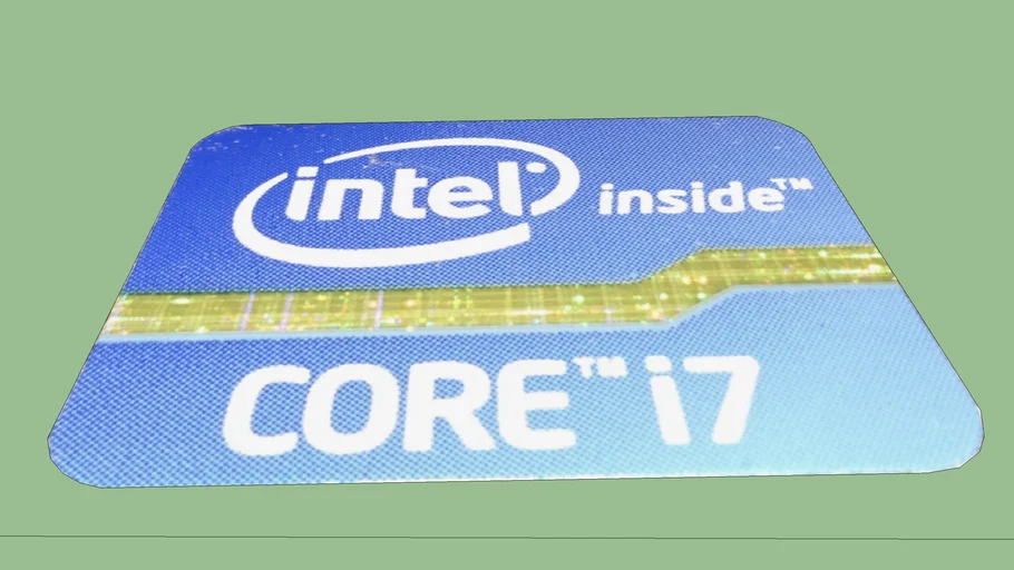 Intel Core I7 Logo 3d Warehouse 9661