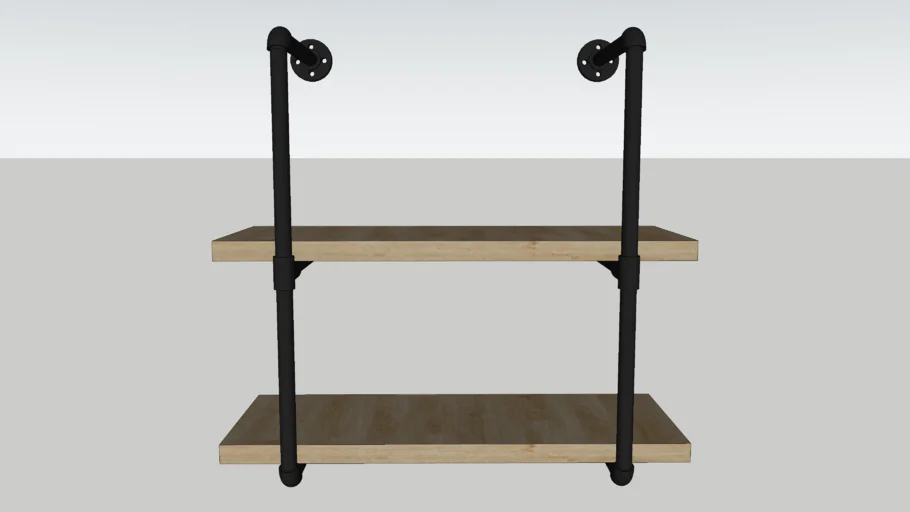 Industrial Wall Shelf | 3D Warehouse