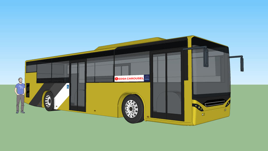 Metro Manila City bus | 3D Warehouse
