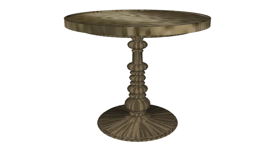 side gold table