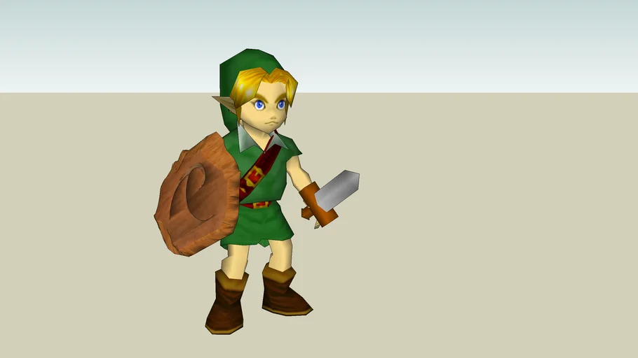 Young Zelda Ocarina of Time Model | 3D model
