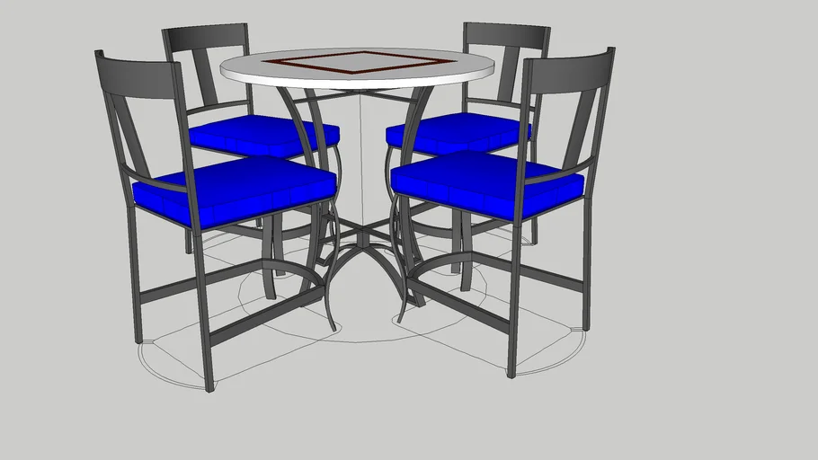 Bar Height Dining Table Set