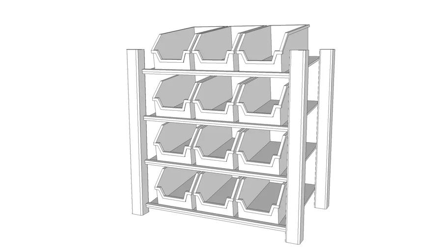 Bin Table 3D Warehouse