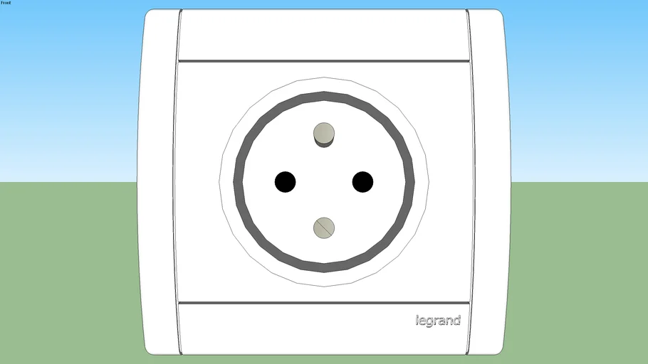 Prise De Télévision Legrand SAGANE BELUGA – 220V – Pour Intérieur – Occasion