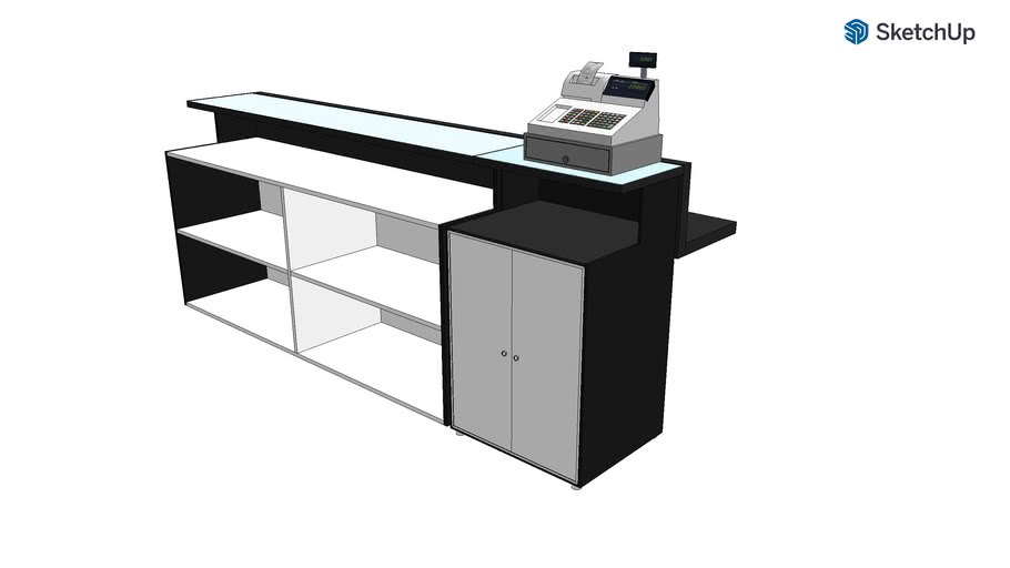 CASHIER FRONT DESK 3D Warehouse