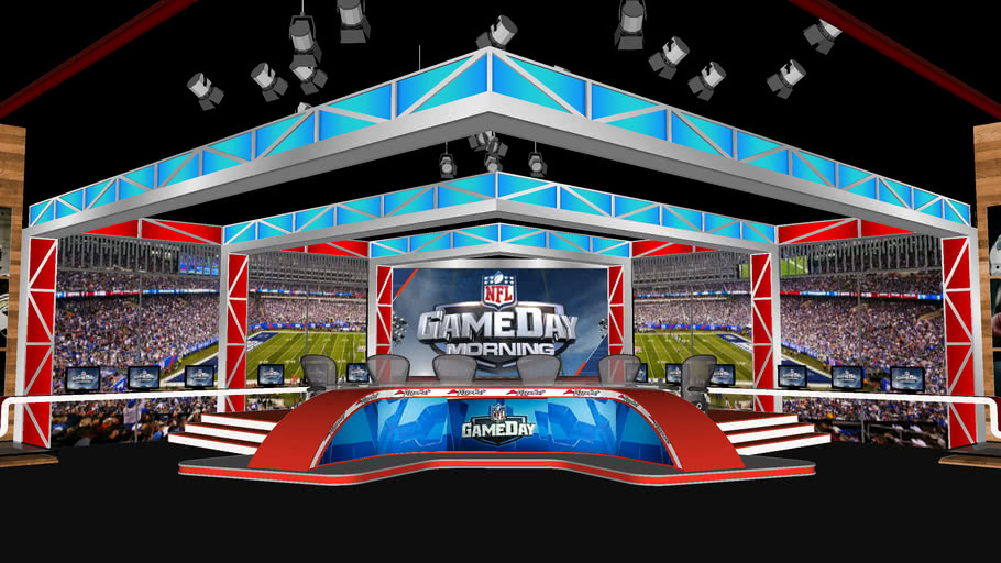 Gameday Morning NFL Network Set | 3D Warehouse