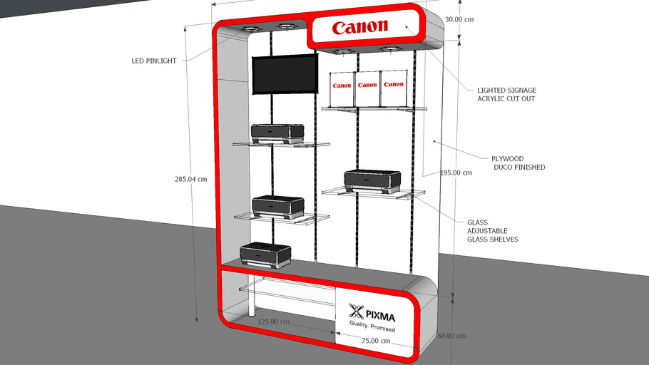 canon wall module | 3D Warehouse