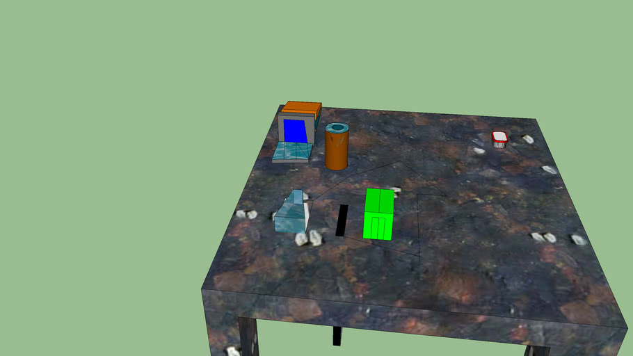 js desk | 3D Warehouse