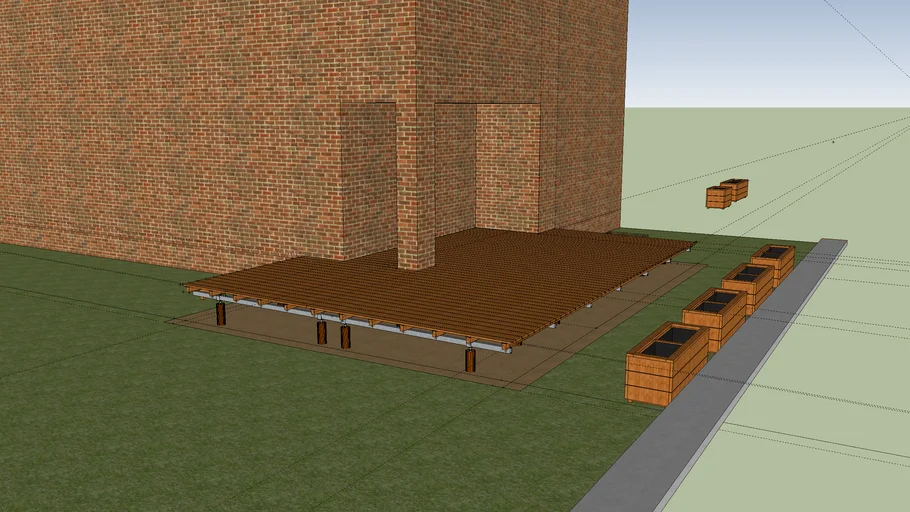Terrasse, Deck, Terrace 3D Warehouse