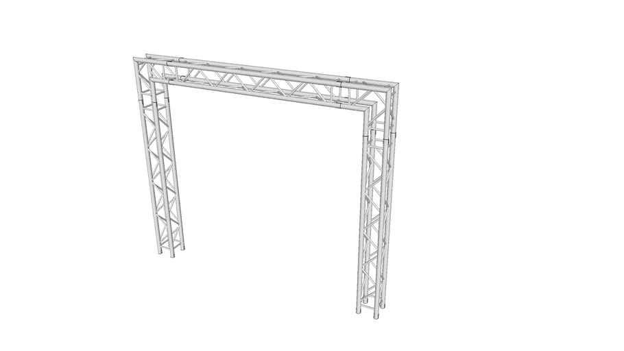 Metal Trusses 3m x 2.5m H for Exhibitions