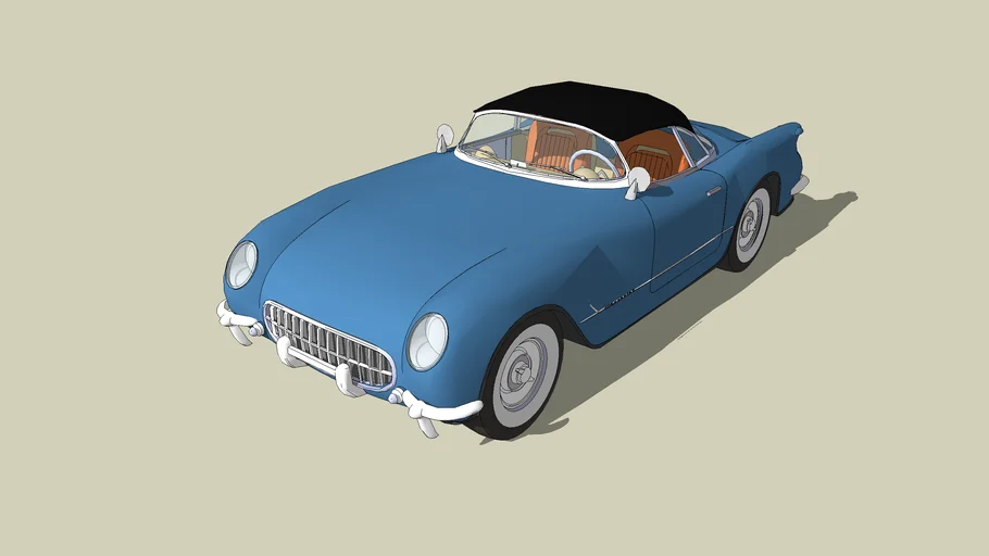 Chevrolet Corvette 1953 - 3D Warehouse