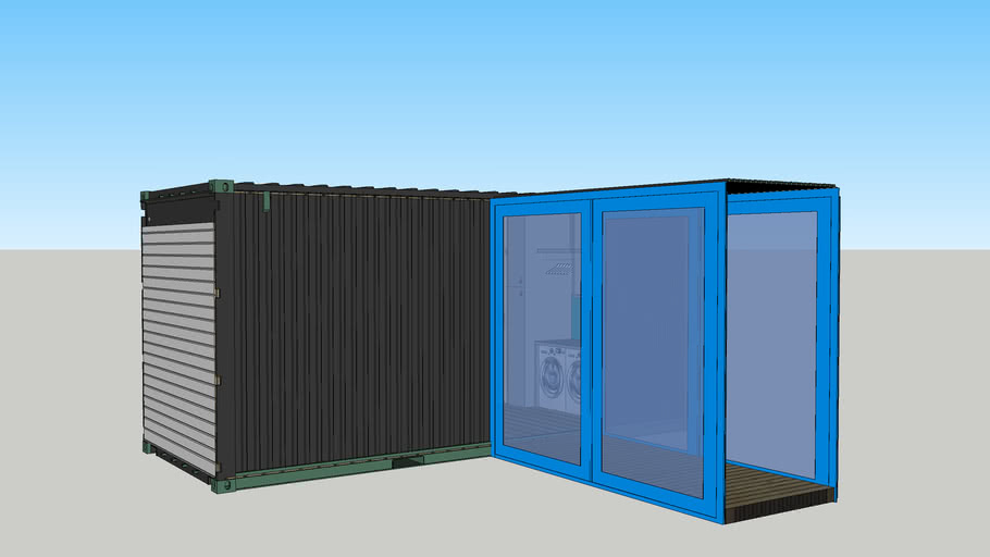 Container spare room | 3D Warehouse