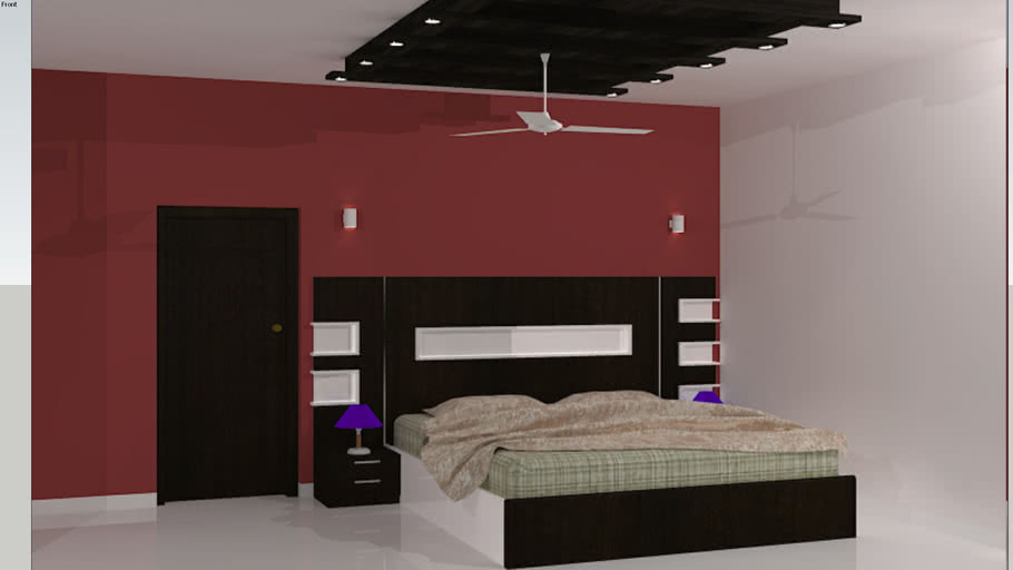 Bedroom Cot 3D Warehouse