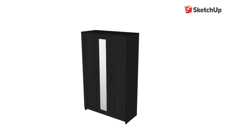 IKEA Brimnes 3 Door Wardrobe