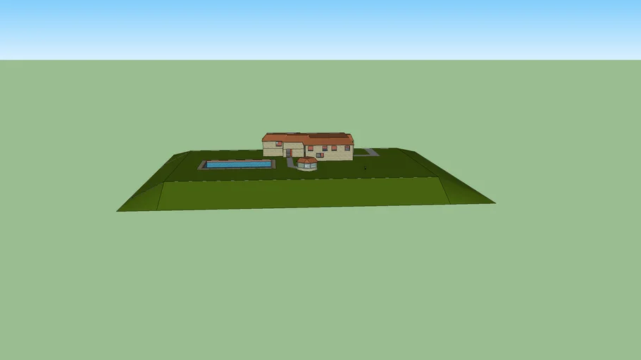 big house on the hills | 3D Warehouse