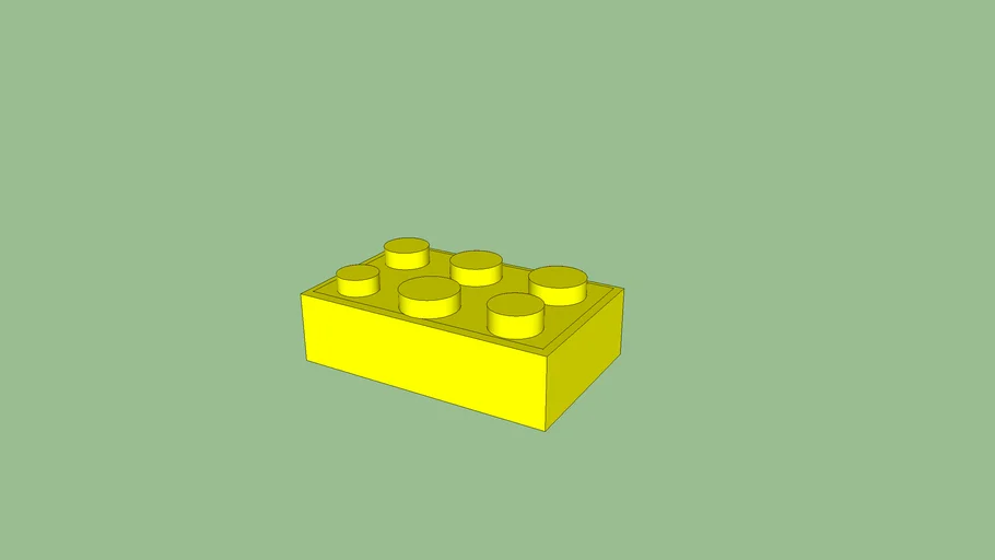Yellow Lego brick