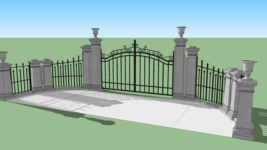 Rococo Gate | 3D Warehouse