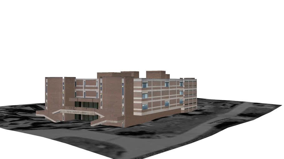 Elihu Burritt Library at CCSU | 3D Warehouse