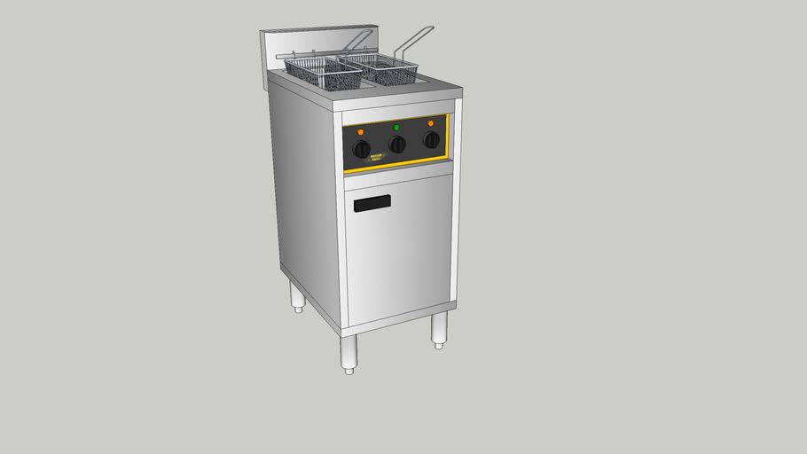 Roller Grill Fryer RFE20C 3D Warehouse