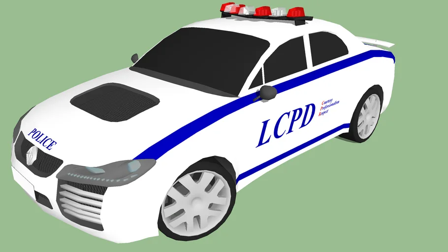 GTA IV LCPD (Fictional) Police Interceptor | 3D Warehouse