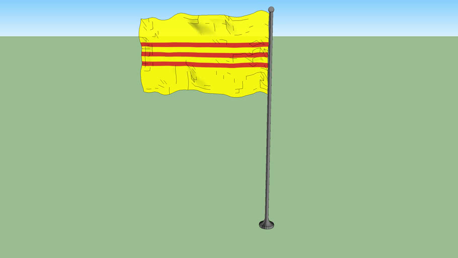 Flag of South Vietnam 3D Warehouse