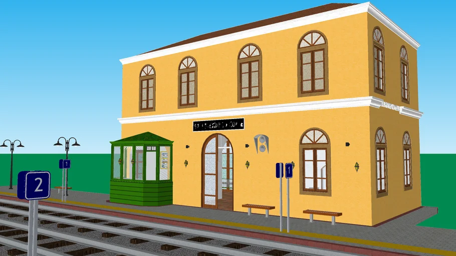 Stazione ferroviaria di San Pietro in Colle 3D Warehouse