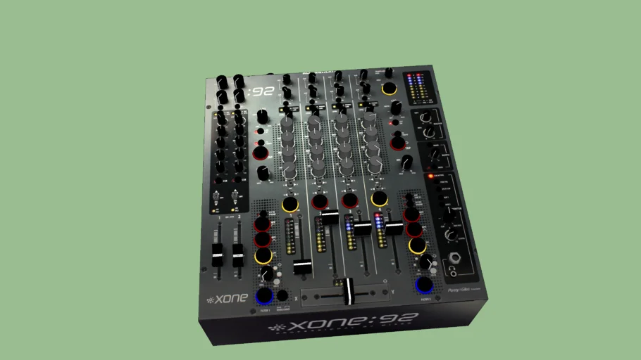 AllenHeath Xone92 DJ Mixer - - 3D Warehouse