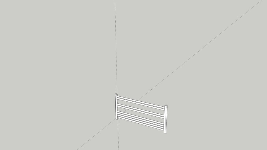 Neptune / Nova Horizontal Towel Rail 24153 3D Warehouse