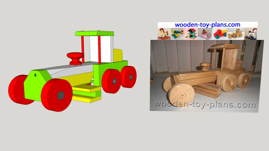 Free Wooden Toy Plans Toys For Boys 3D Warehouse